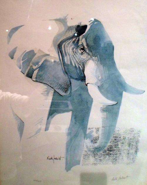 Keith Joubert - Lithoprint - Elephant - Its beautiful! Offered at a very low price, bid now!!